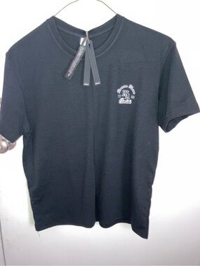 Black Short-Sleeve Logo Tee